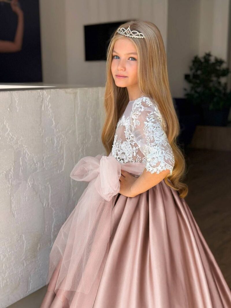 ⁦שמלת ילדות שושבינות דילון⁩ – תמונה ⁦3⁩
