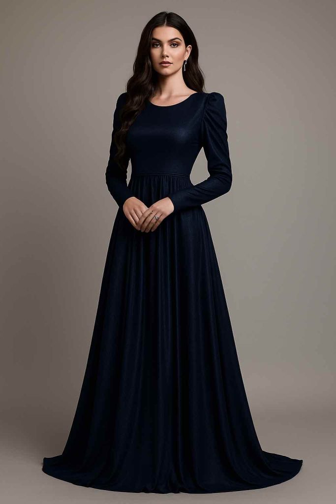 שמלת שמלות ערב צנועות לנשים – קולקציית 2025 של VERDAH שמוכיחה שאפשר להיות גם יוקרתית, גם צנועה וגם בלתי נשכחת מבית Verdah | מבד – עיצוב יוקרתי ואופנה צנועה | Verdah elegant modest fashion שמלה שמלות ערב צנועות לנשים