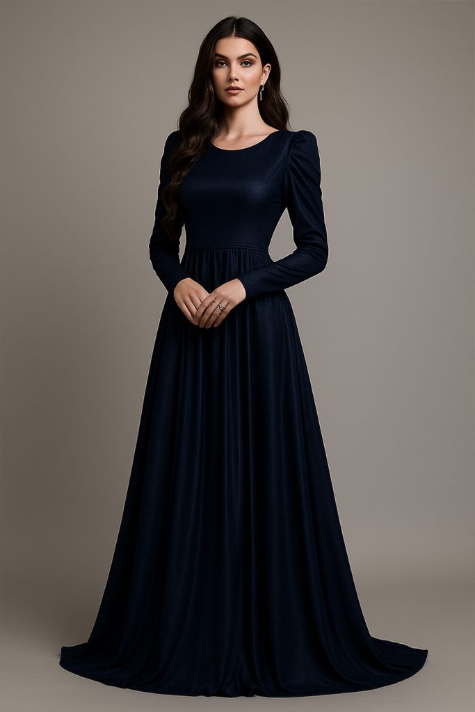 שמלות ערב צנועות לנשים