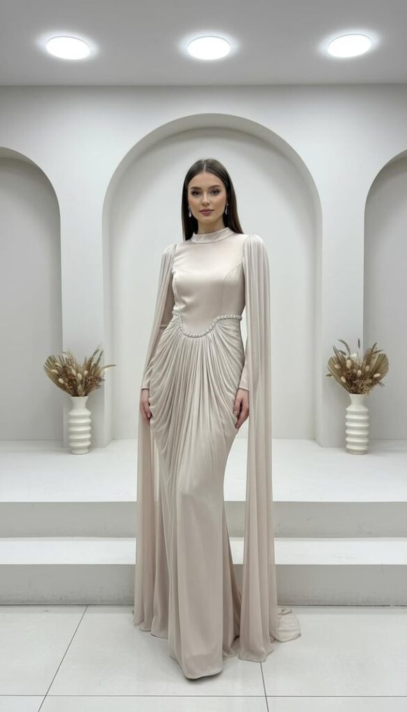 שמלות ערב צנועות במראה יוקרתי – קולקציית היוקרה שתכבוש את העולם | שמלת שמלות ערב צנועות במראה יוקרתי – קולקציית היוקרה שתכבוש את העולם מבית Verdah – בצבע מבד | אופנה צנועה ואלגנטית לנשים וילדות | Verdah elegant modest שמלה for women & girls
