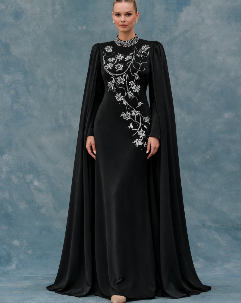 שמלת ערב צנועה