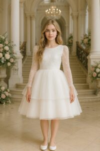 Fashion Blog | שמלת Fashion Blog מבית Verdah – בצבע מבד | אופנה צנועה ואלגנטית לנשים וילדות | Verdah elegant modest שמלה for women & girls